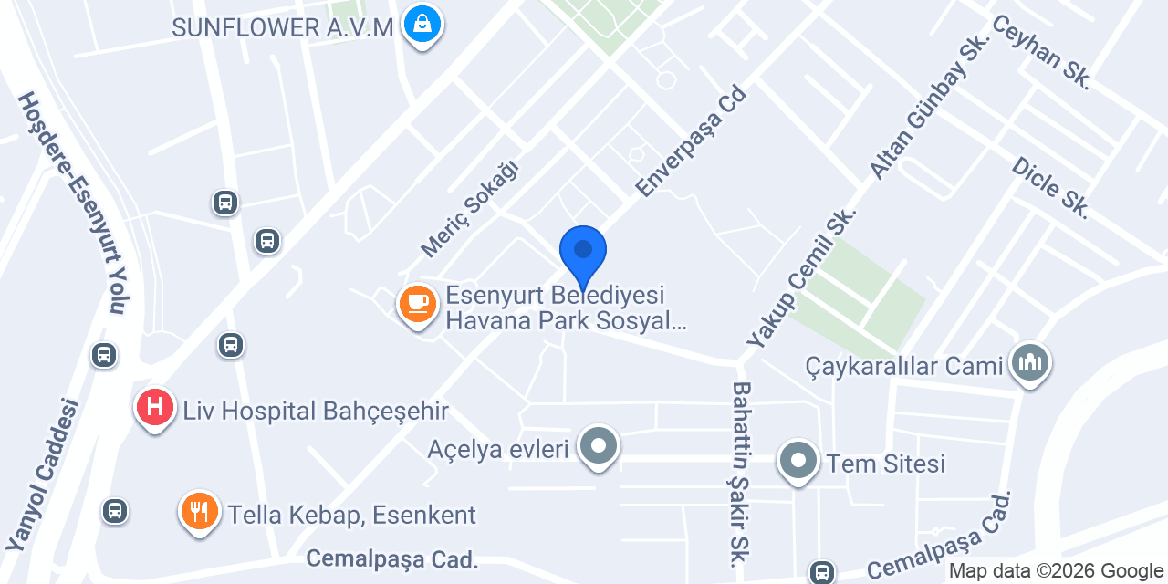E & M Berber Salonu konumu