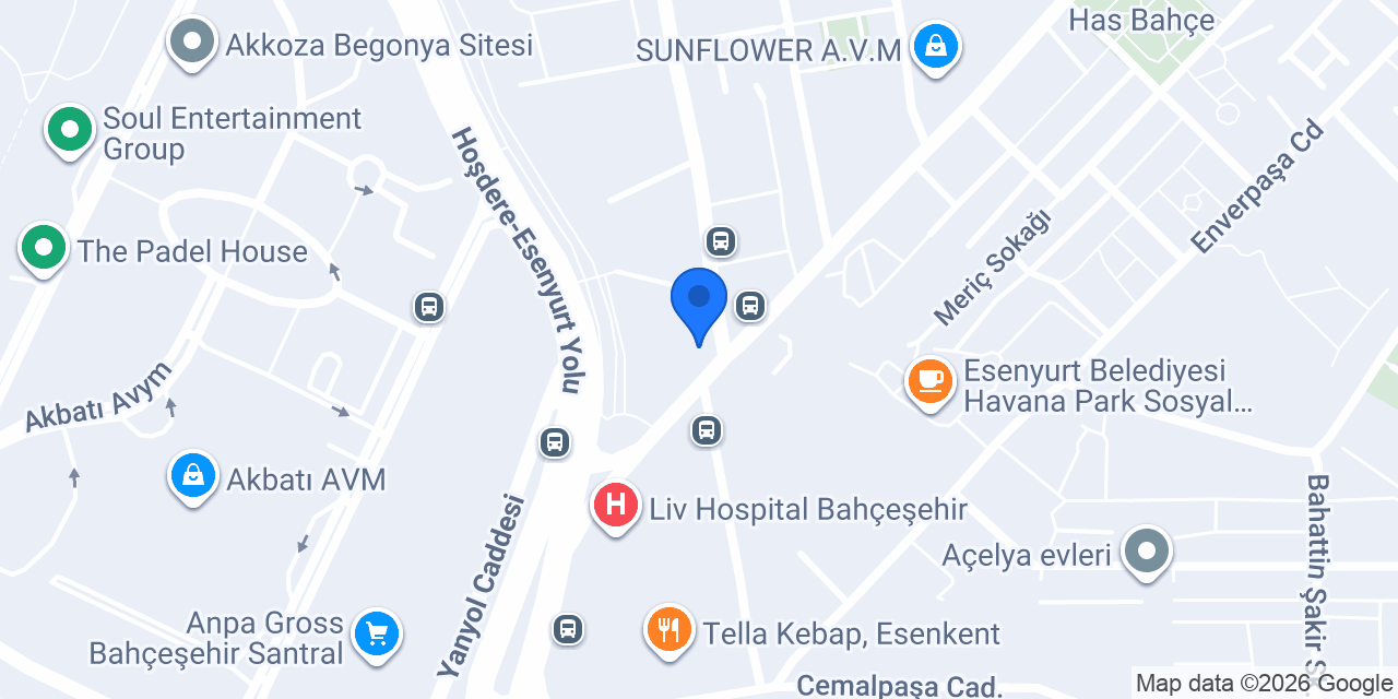 Seyidoğlu Baklavaları Esenkent konumu