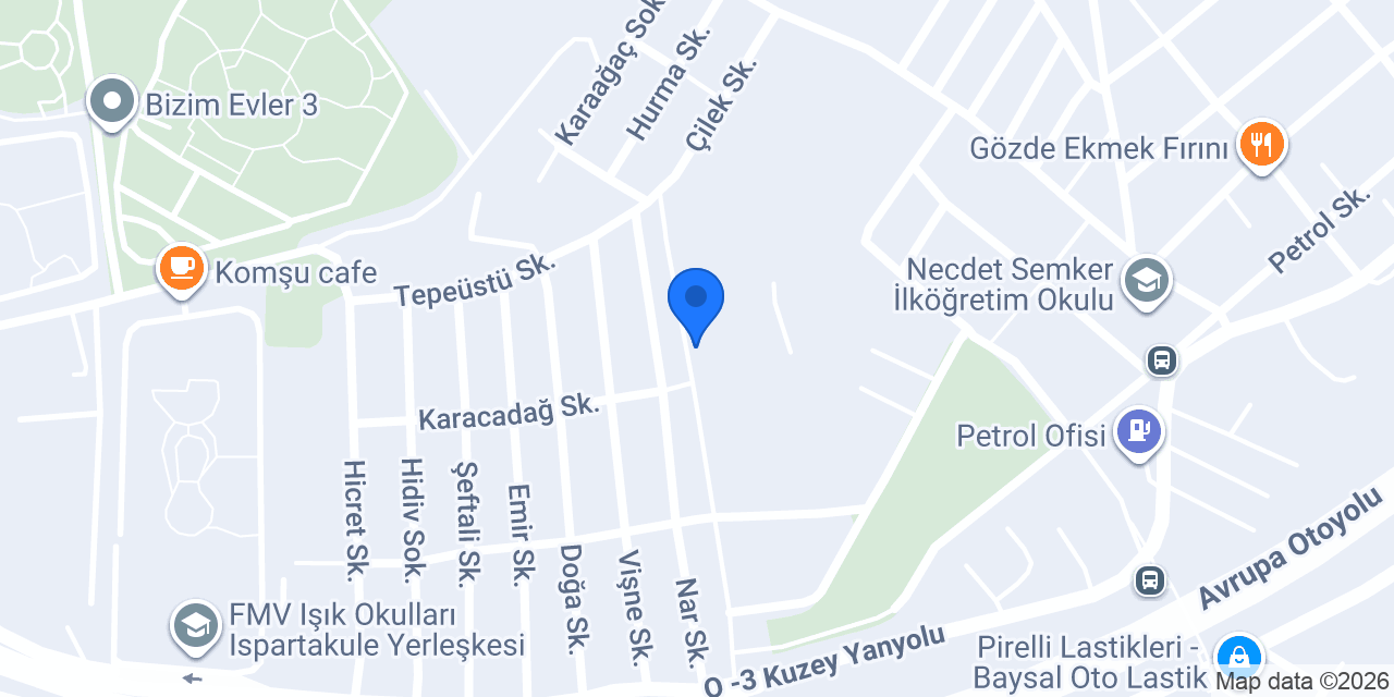Bilgin Palet konumu