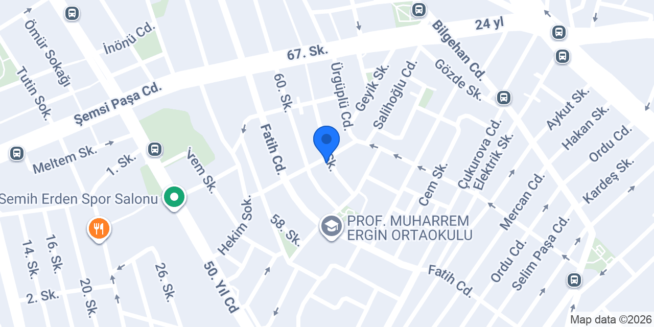 Örnek Pastanesi konumu