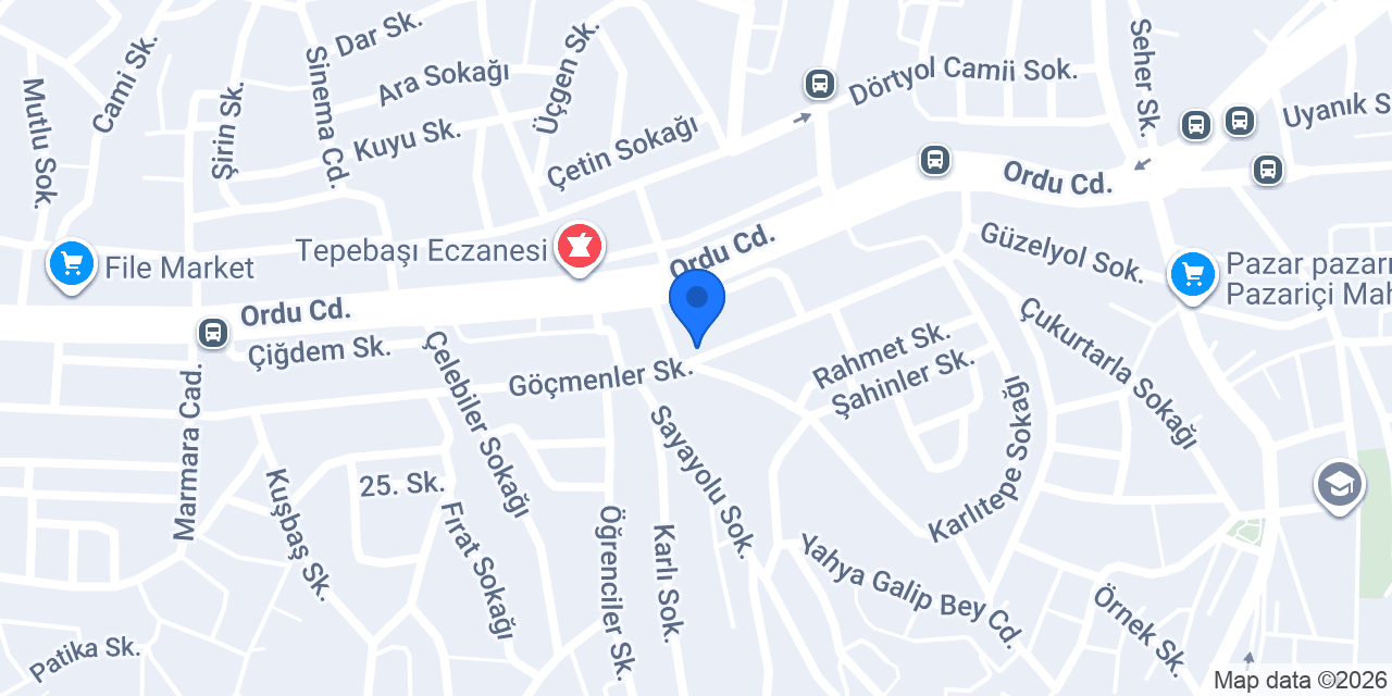 Salon Öz & Gür konumu