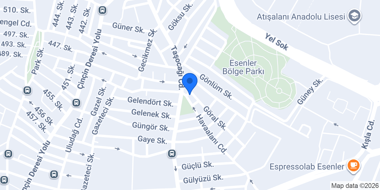 Terzi Dükkanı konumu
