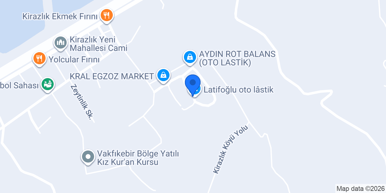 Sezgin Oto Lastik konumu