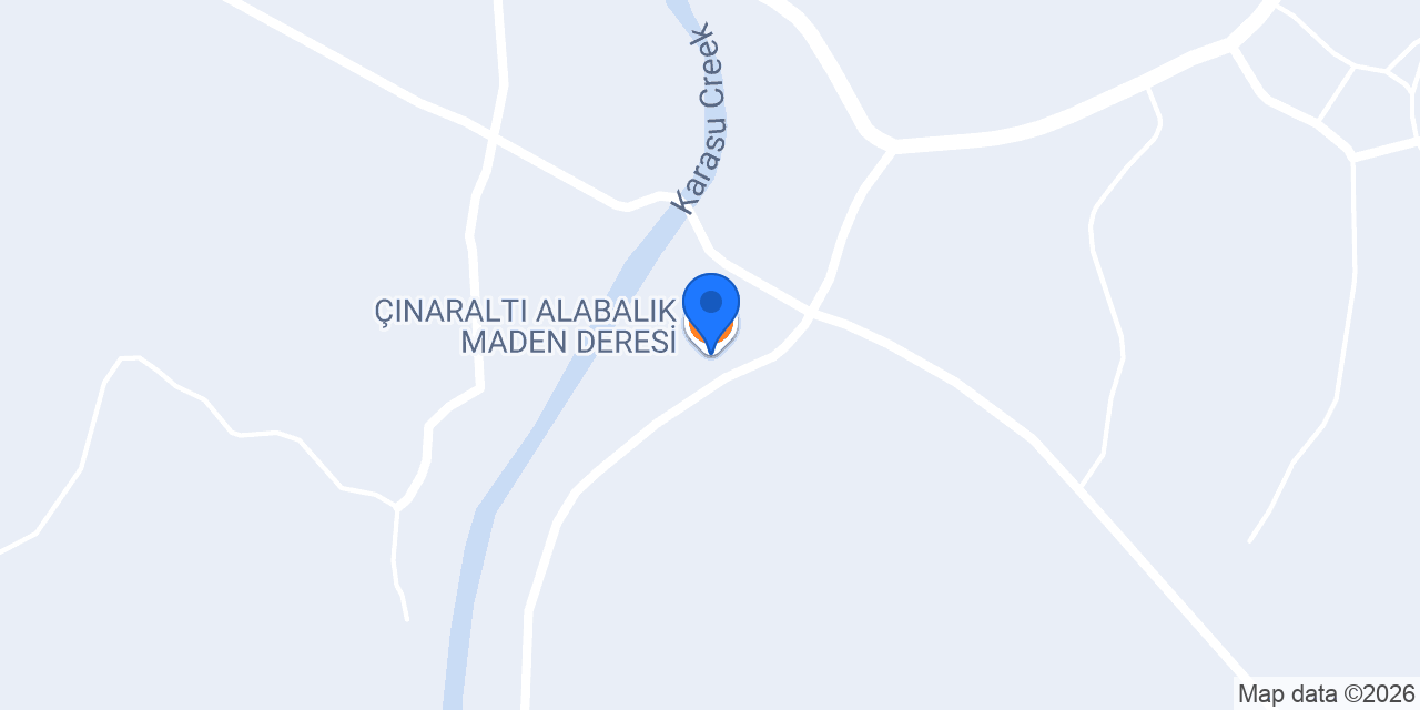 ÇINARALTI ALABALIK MADEN DERESİ konumu