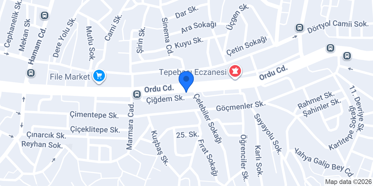 Kokoreç City konumu