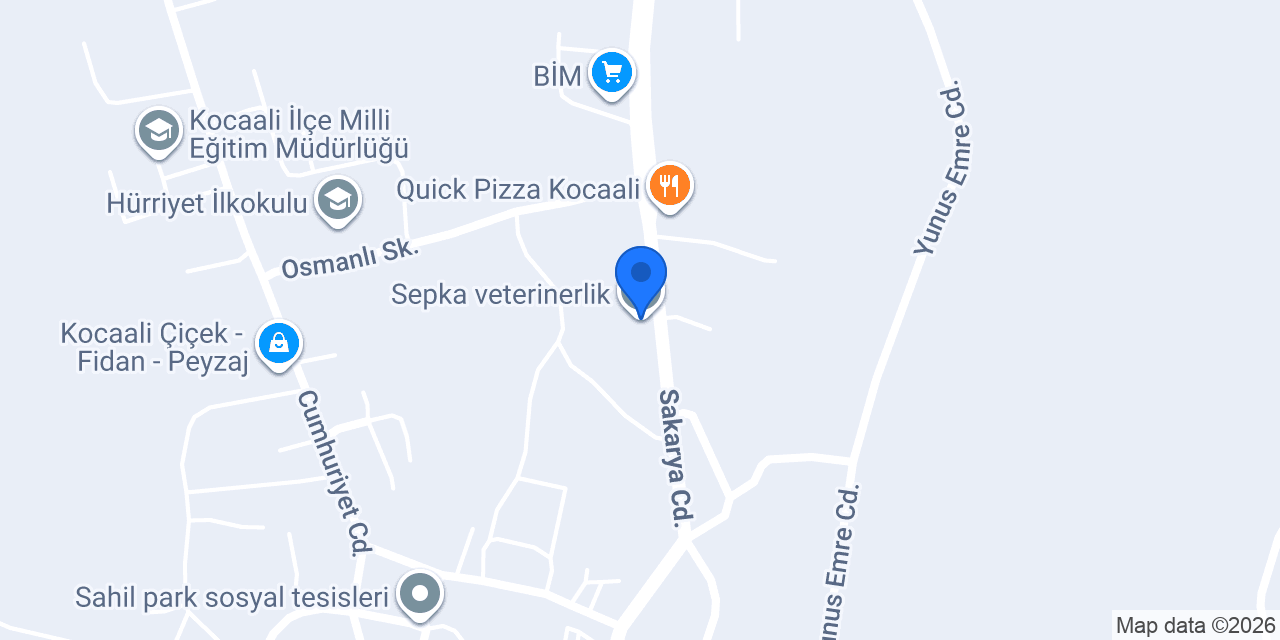 Sepka veterinerlik konumu