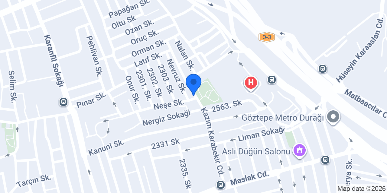Yeni Miraç Börek Salonu konumu