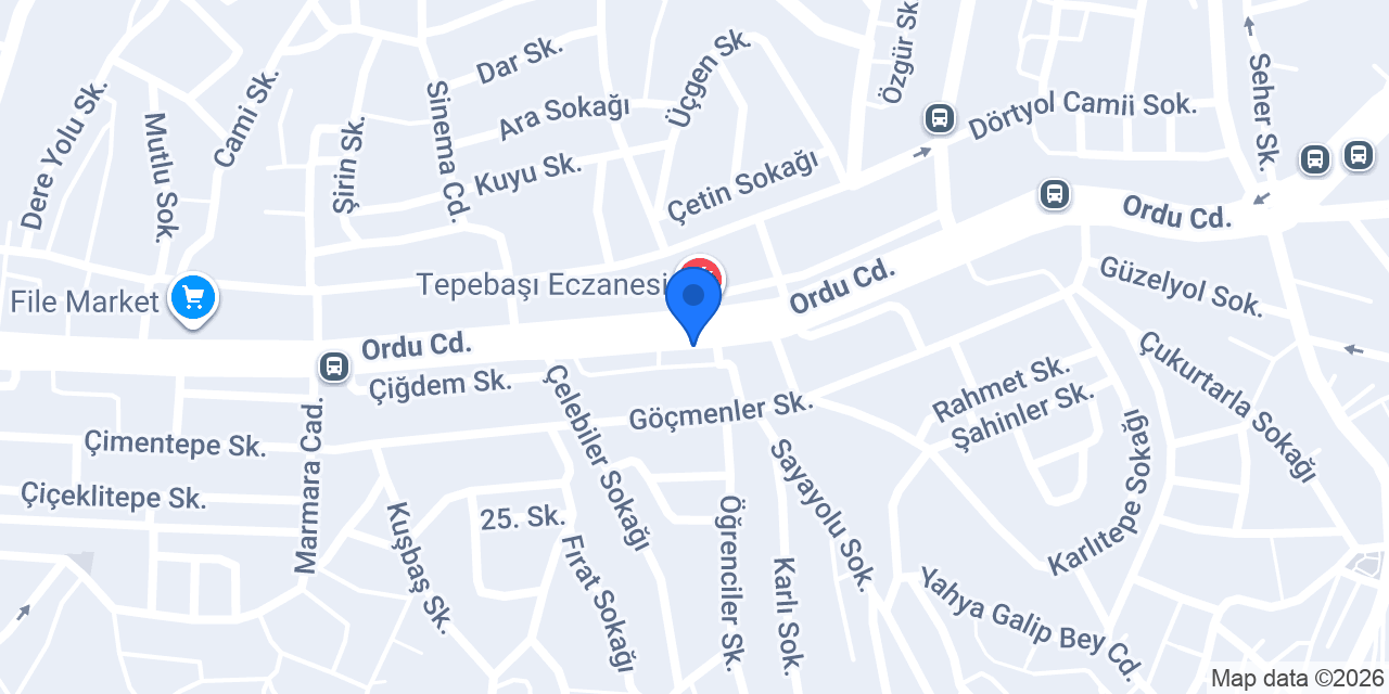 Yurdakul Eczanesi konumu