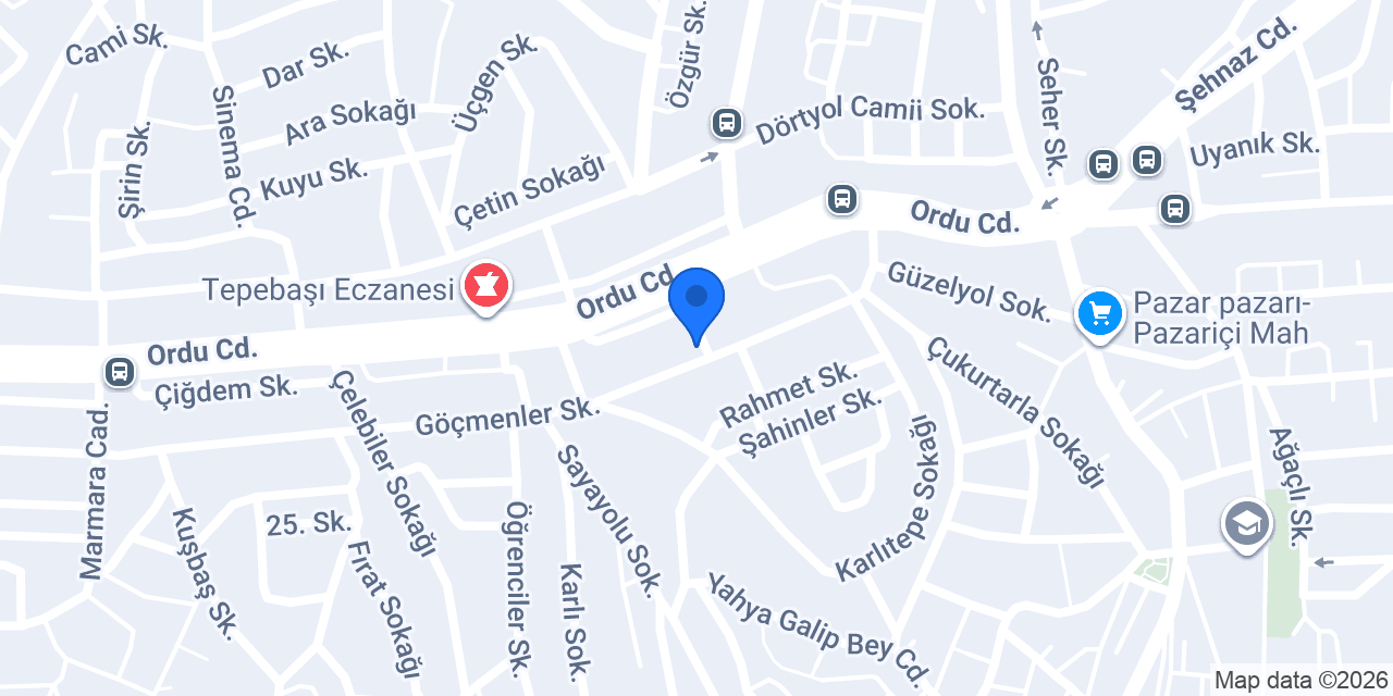 Süslü Köşe konumu