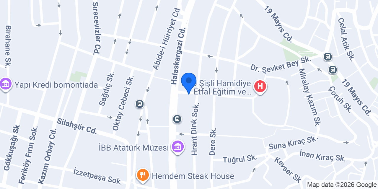 Yeni Şişli Eczanesi konumu