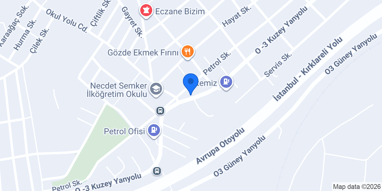 Biçer Mobilya konumu