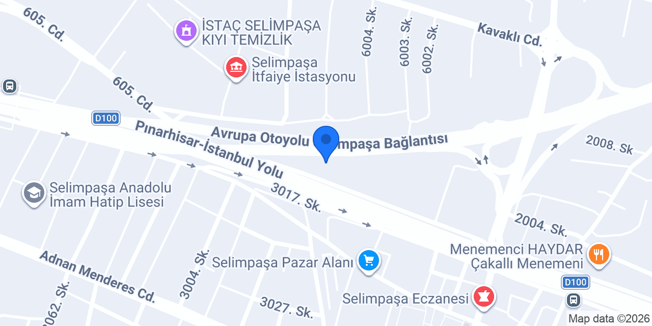 Şirintaş Şömine & Şelale konumu