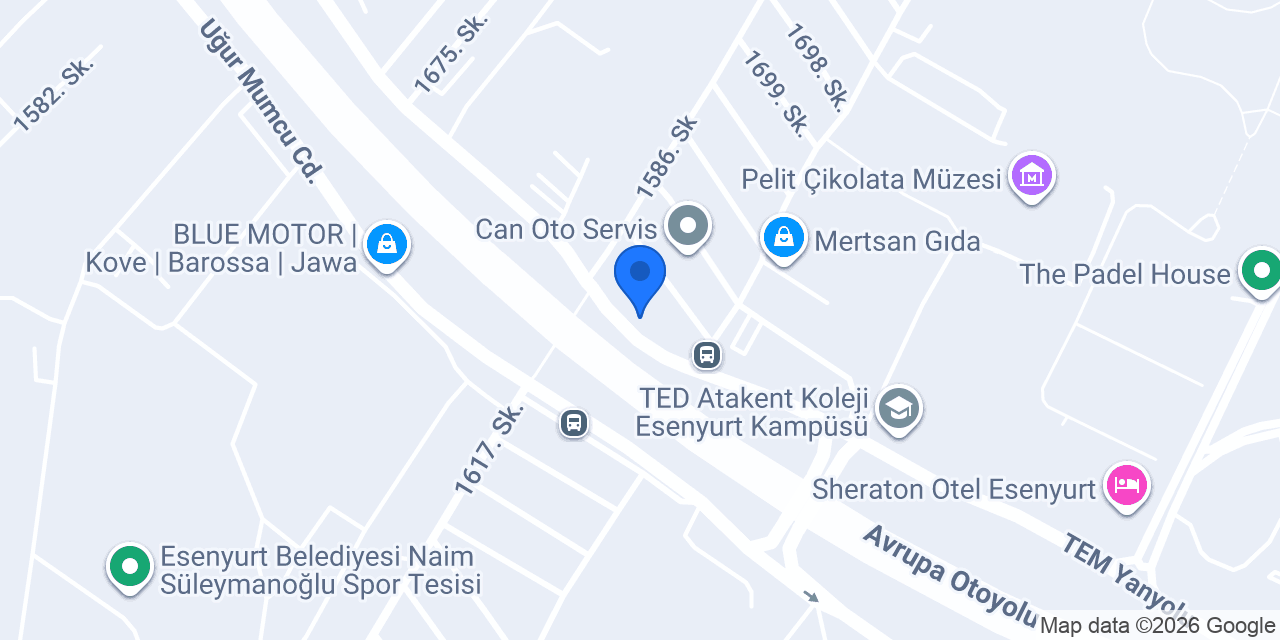 Tıryap Tır Servis konumu