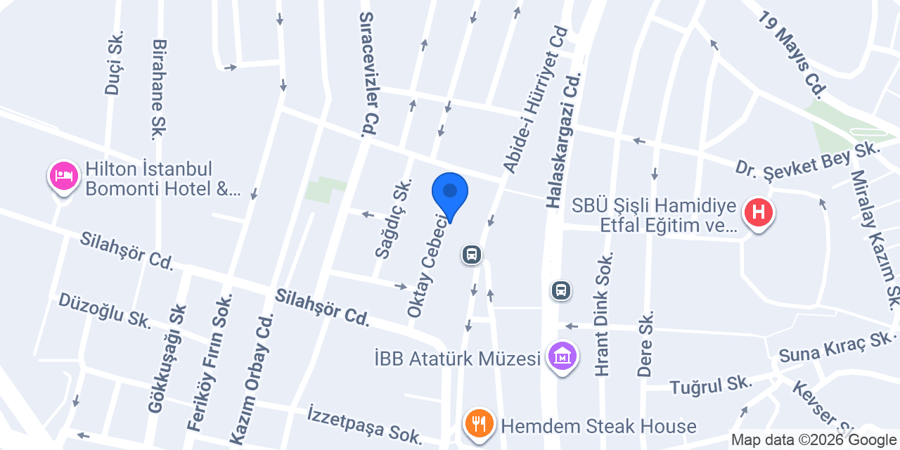 Şişli Merkez Eczanesi konumu
