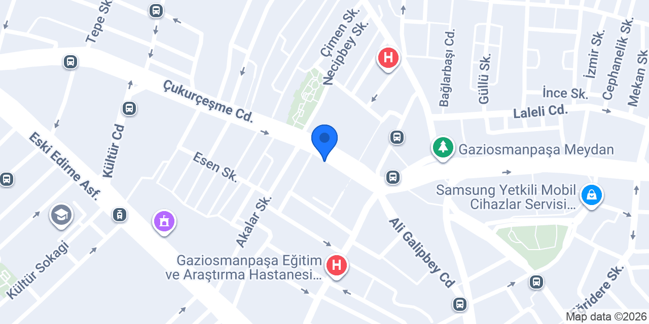 Eminevim Gaziosmanpaşa Şube konumu