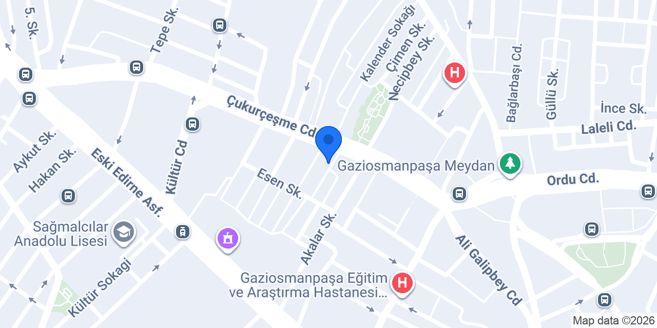 Esinti Bayan Kuaför konumu