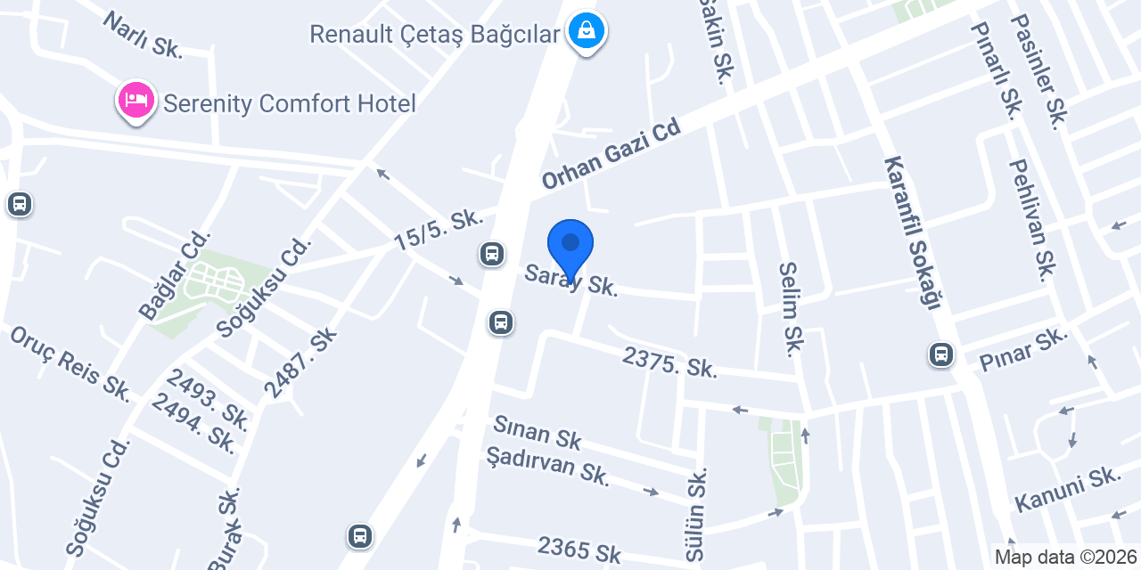 Çikolata Evreni konumu