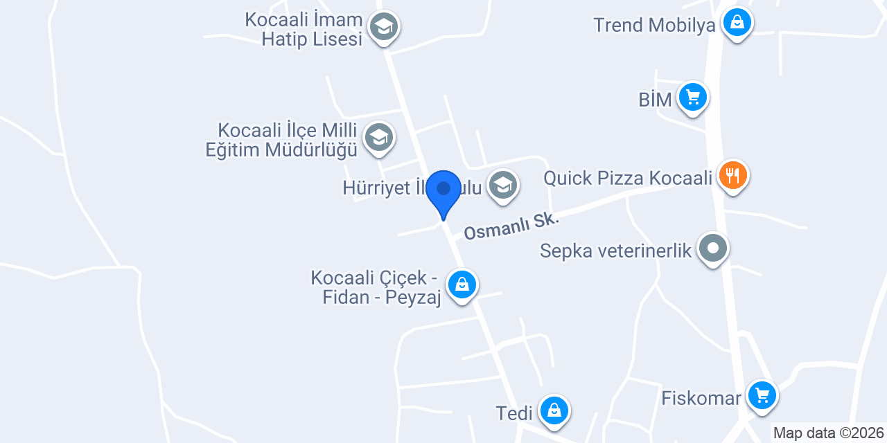 Kocaali Harfiyat Nakliyat konumu