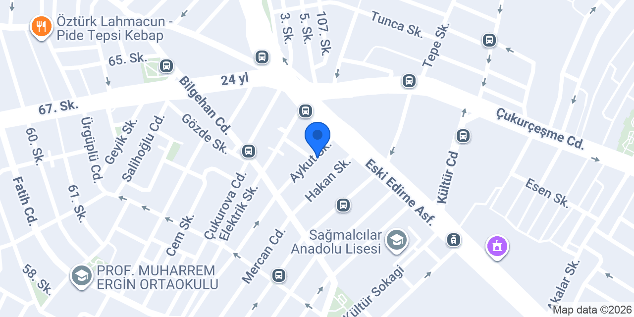 Turkuaz Matbaa konumu
