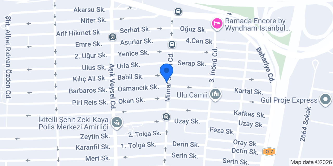 Yakamoz Ocakbaşı konumu