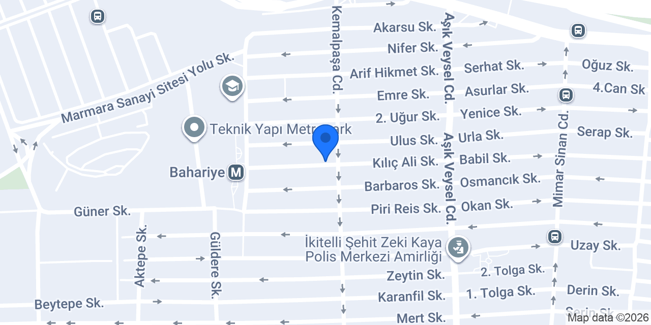 Yando Halı konumu