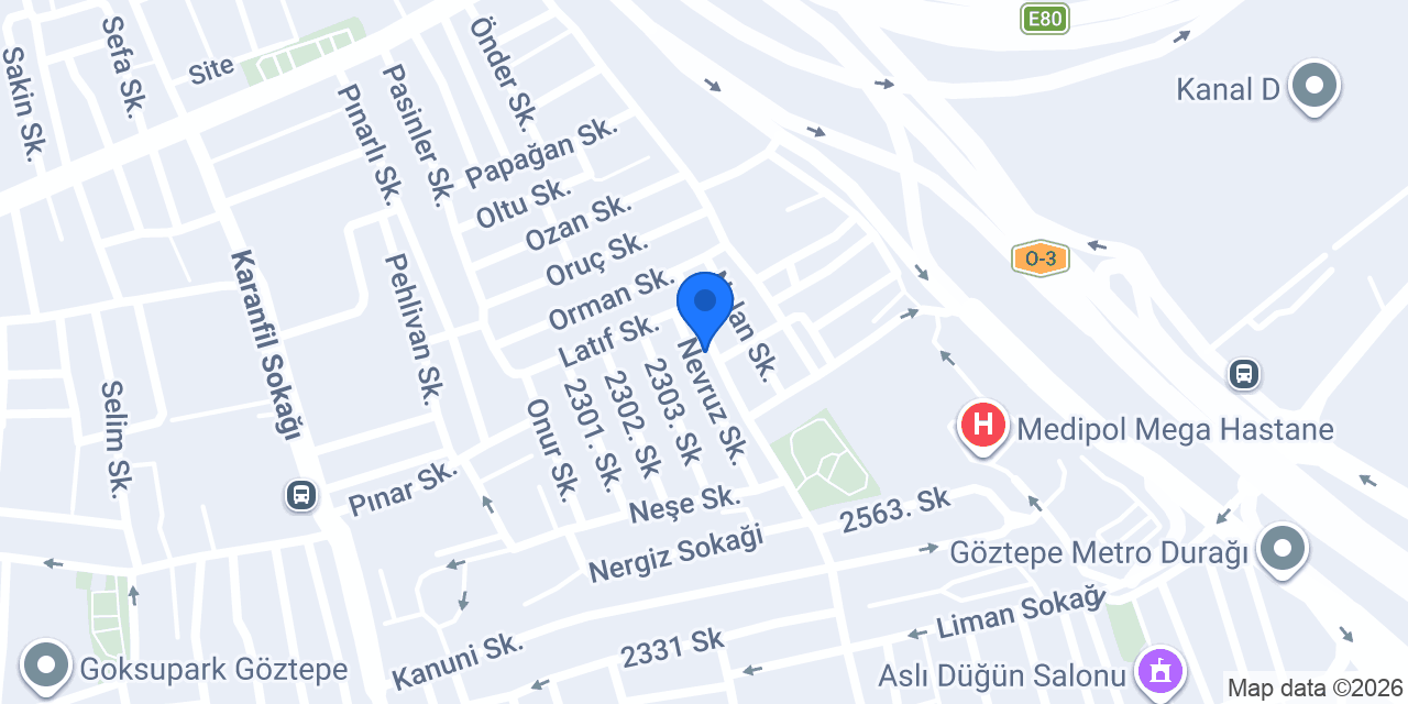 Köseroğlu Unlu Mamülleri konumu