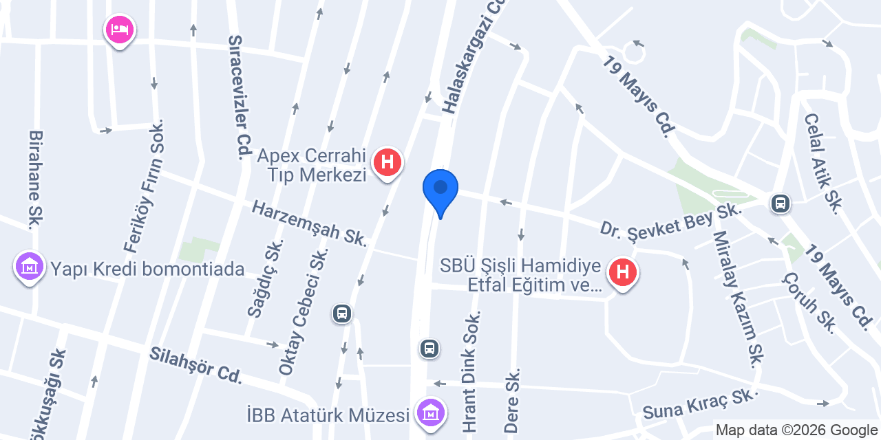 IST GROUP REAL ESTATE/ŞİŞLİ شقق مفروشة للإيجار konumu