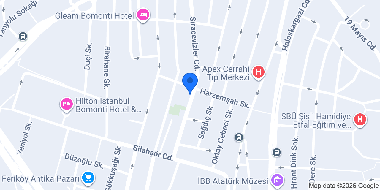 Garanti BBVA Sıracevizler Şubesi konumu