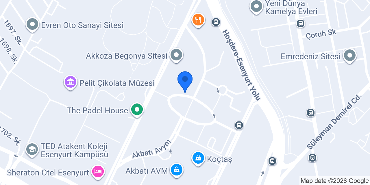 Akbatı Meydan Eczanesi konumu