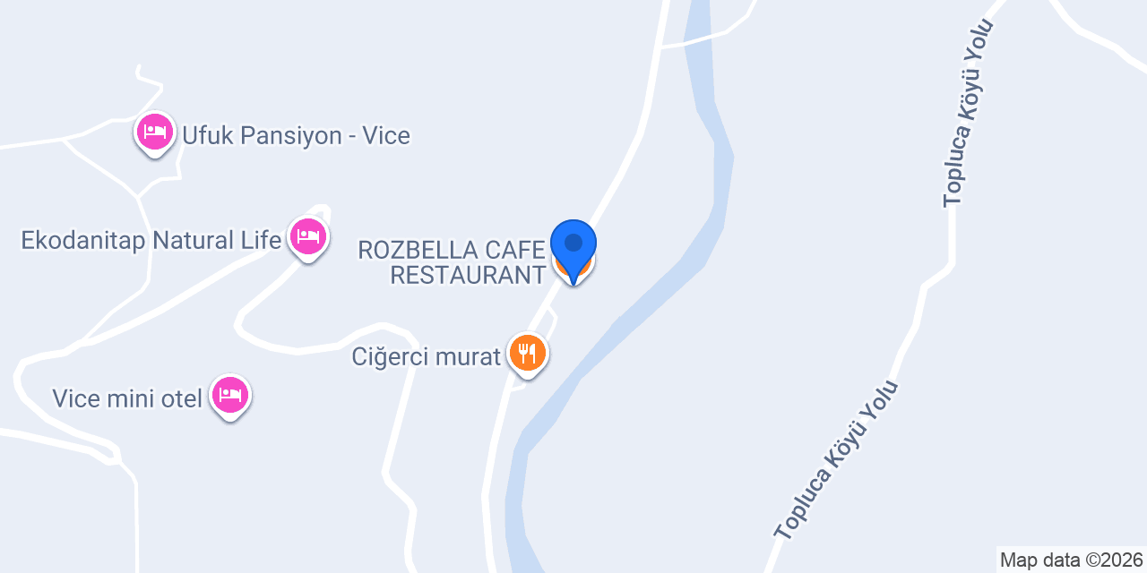 ROZBELLA CAFE RESTAURANT konumu