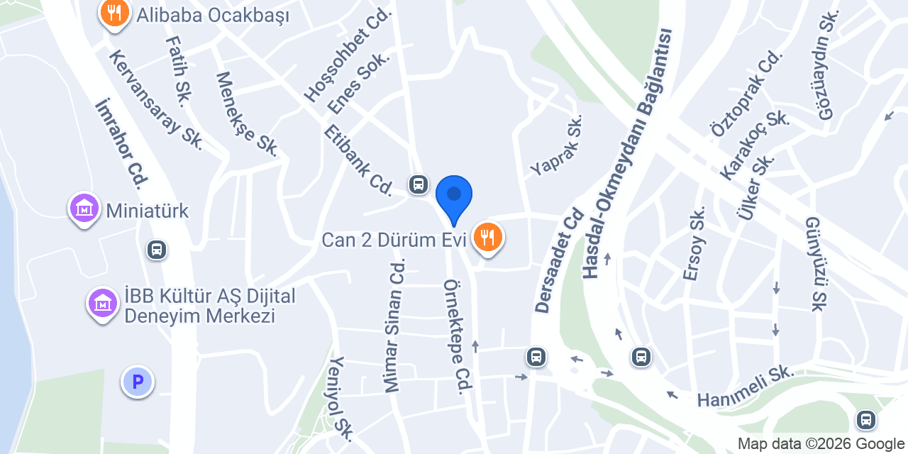 Kağıthane Otopark konumu