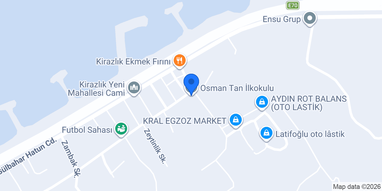 Osman Tan İlkokulu konumu