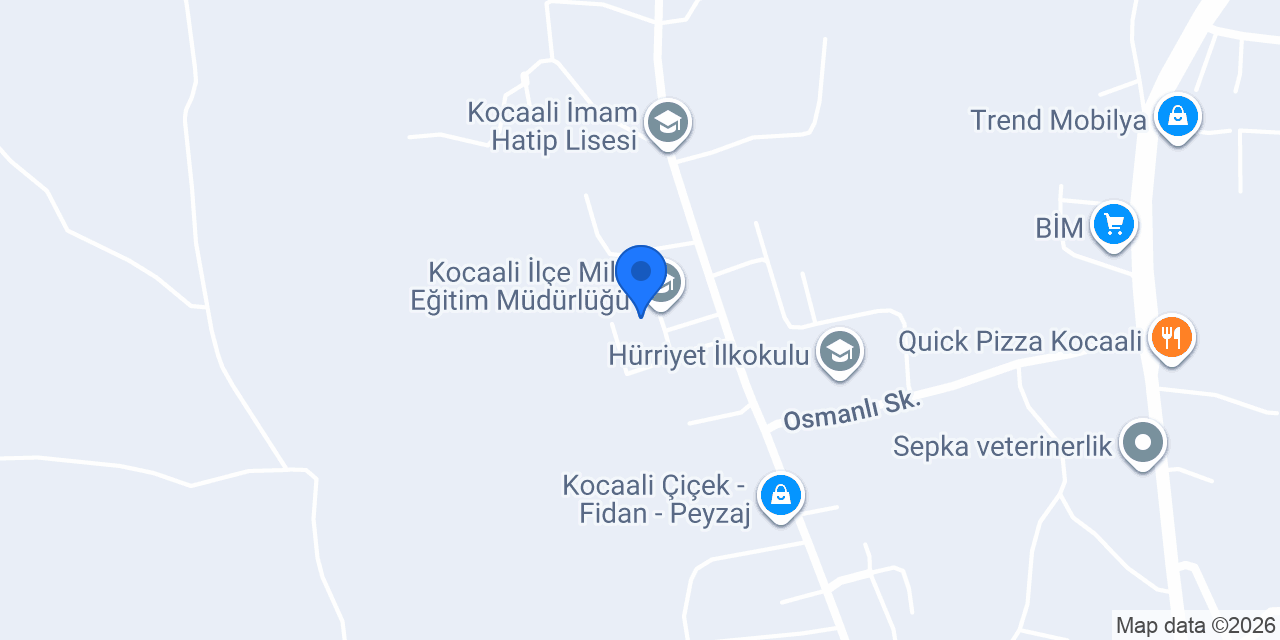 Kocaali Adliyesi konumu