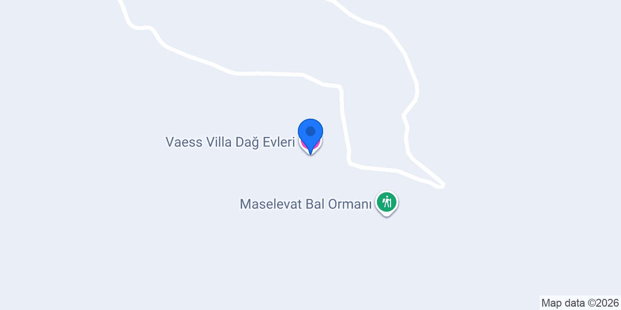 Vaess Villa Dağ Evleri konumu