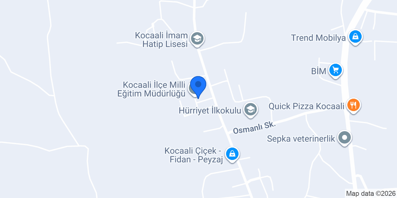 Kocaali Sosyal Yardımlaşma Vakfı konumu
