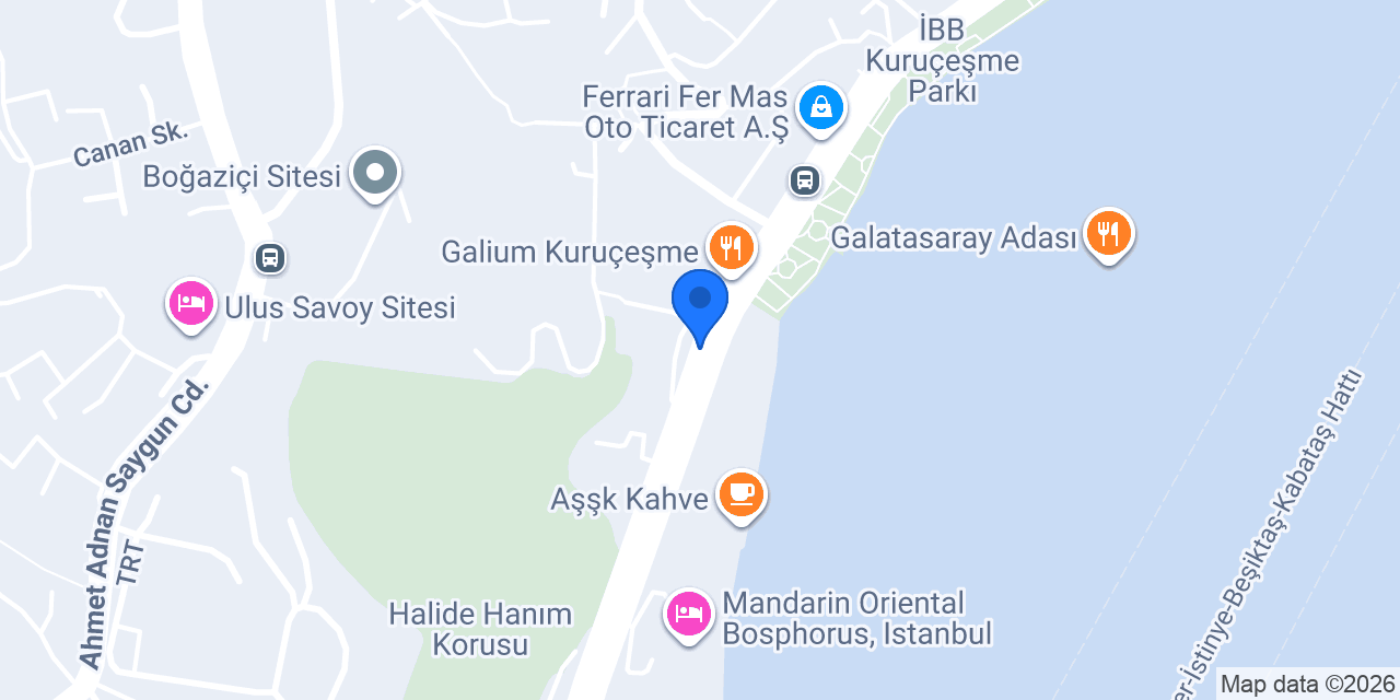 Kuruçeşme Kalabalık konumu