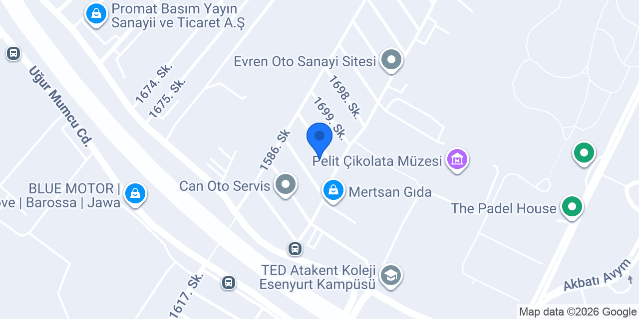 İstanbul Garage Anahtar konumu