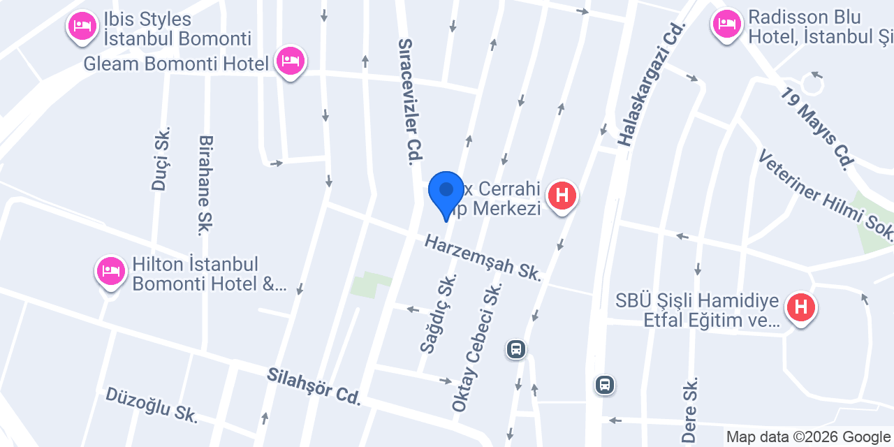 Şişli Anahtarcı Çilingir Hakan / Bomonti konumu