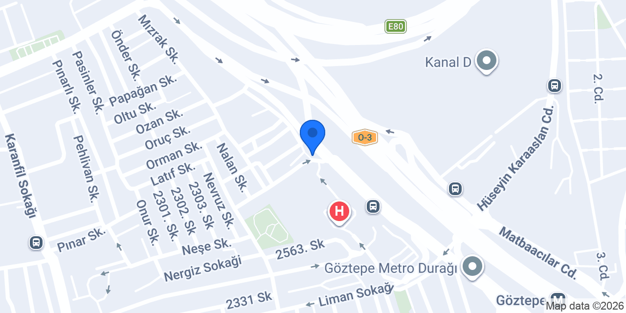 Mega Taksi (MEDİPOL) konumu