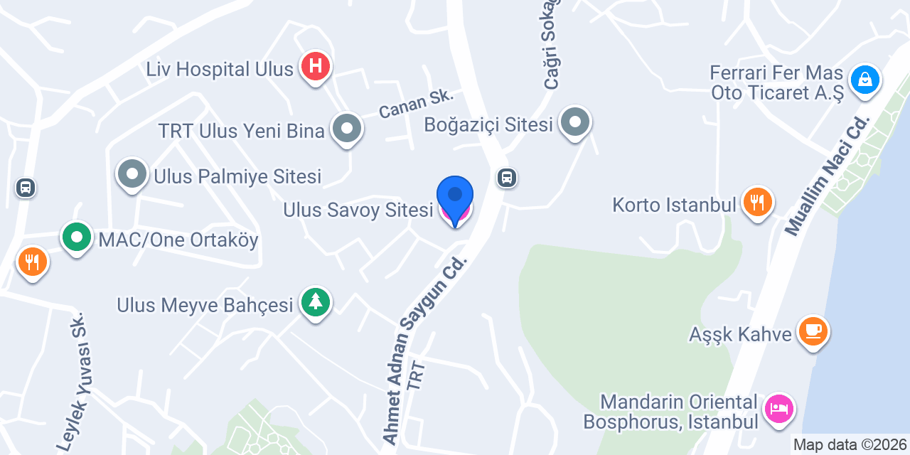 Ulus Savoy Sitesi konumu