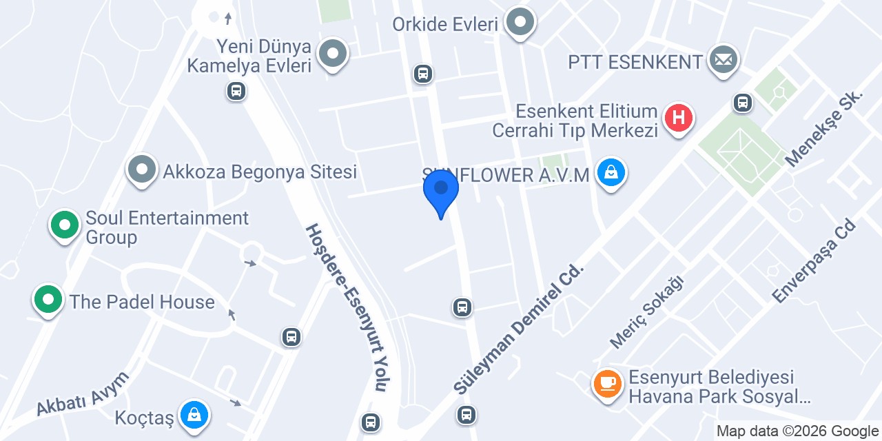 ESENKENT AVM konumu