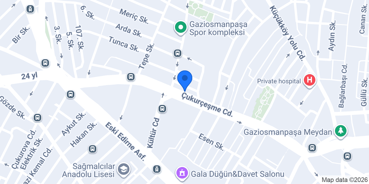 Besabes Gıda San. Tic. Ltd. Şti. konumu