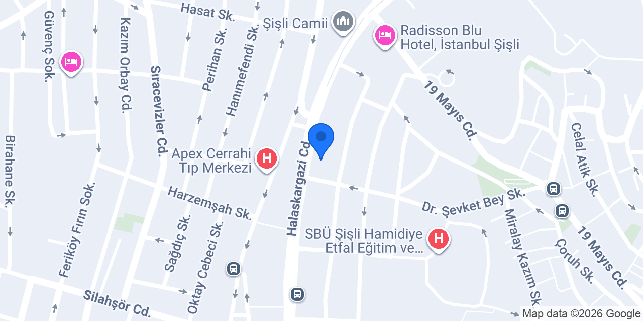 MoonQueen Şişli İstanbul Cilt Bakım Merkezi konumu