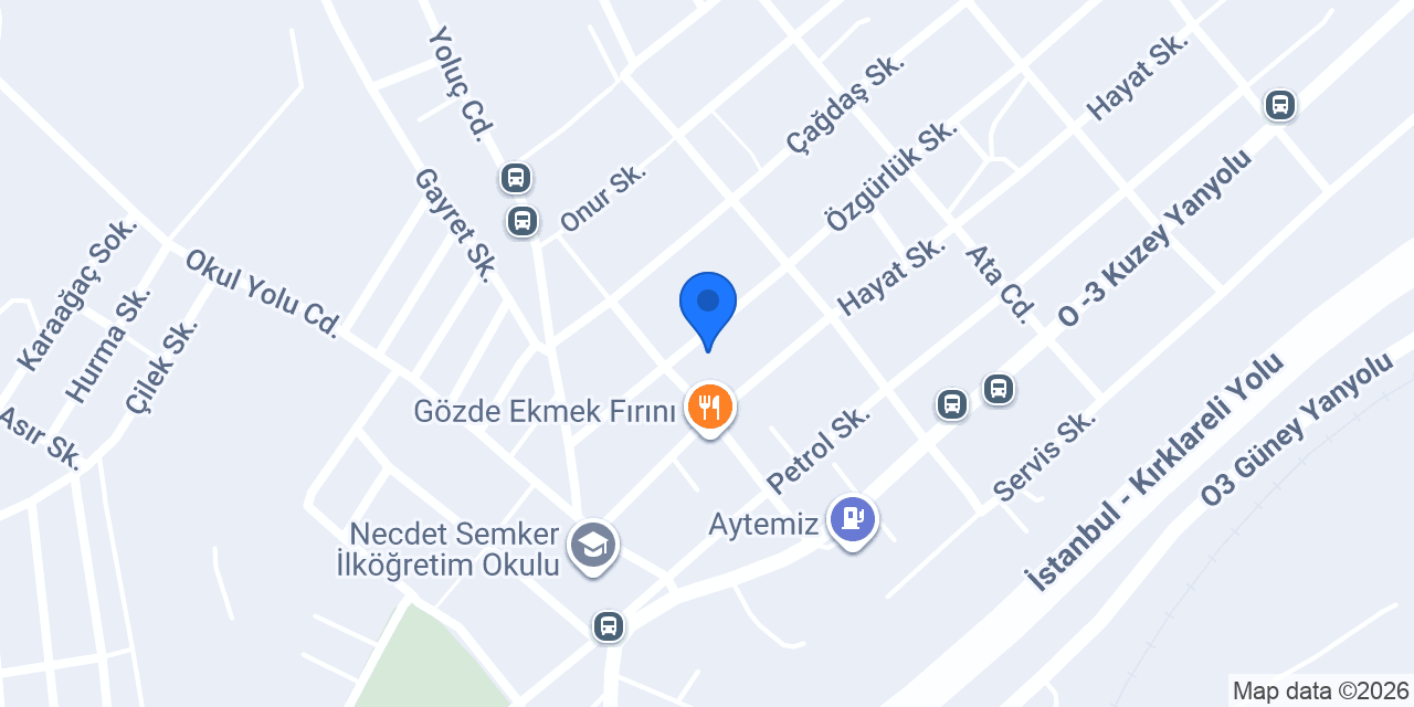 Zümrüt tekstil konumu