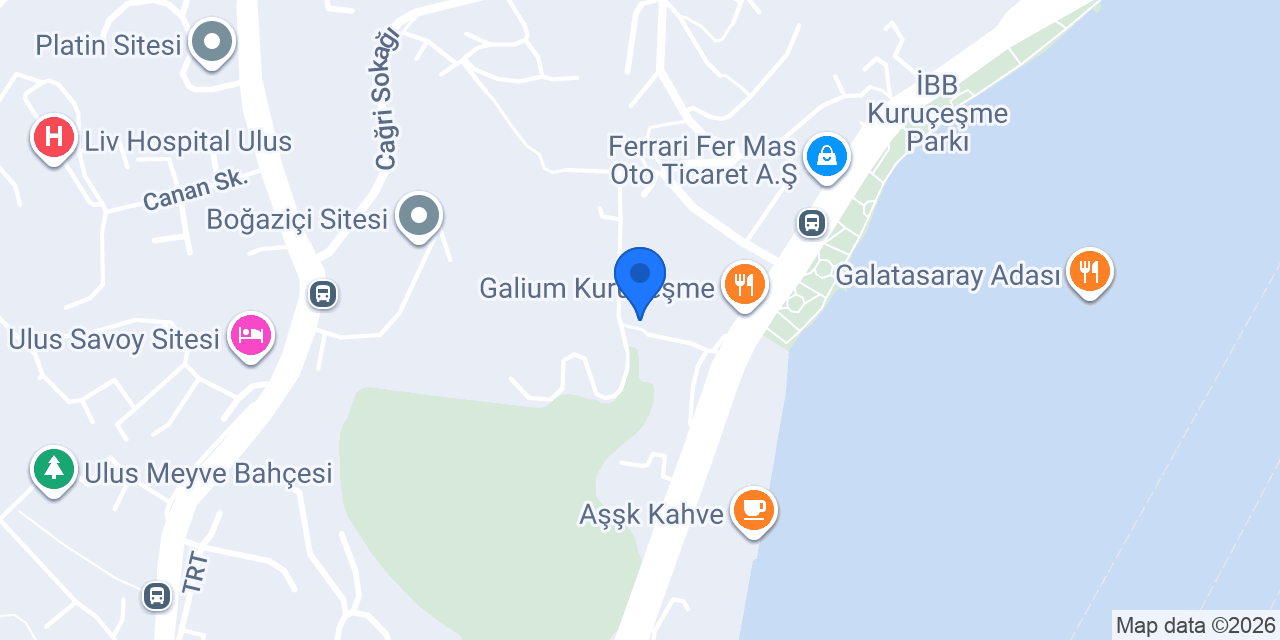 Güzel Kuruçeşme konumu