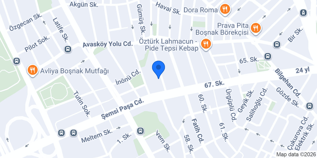 Aveks Grup Gıda konumu