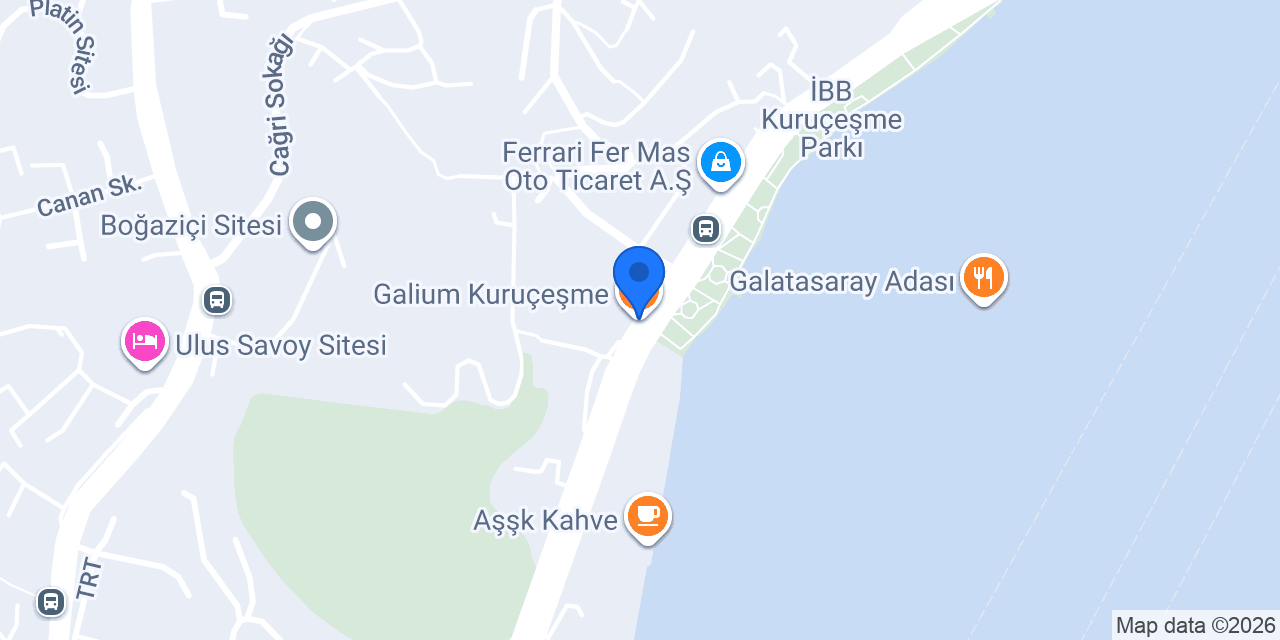 Galium Kuruçeşme konumu
