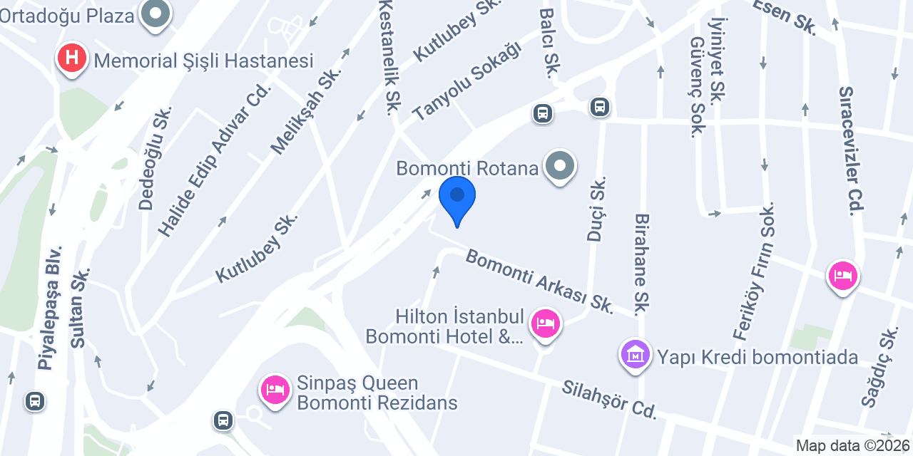 Günalçın Hukuk Bürosu konumu