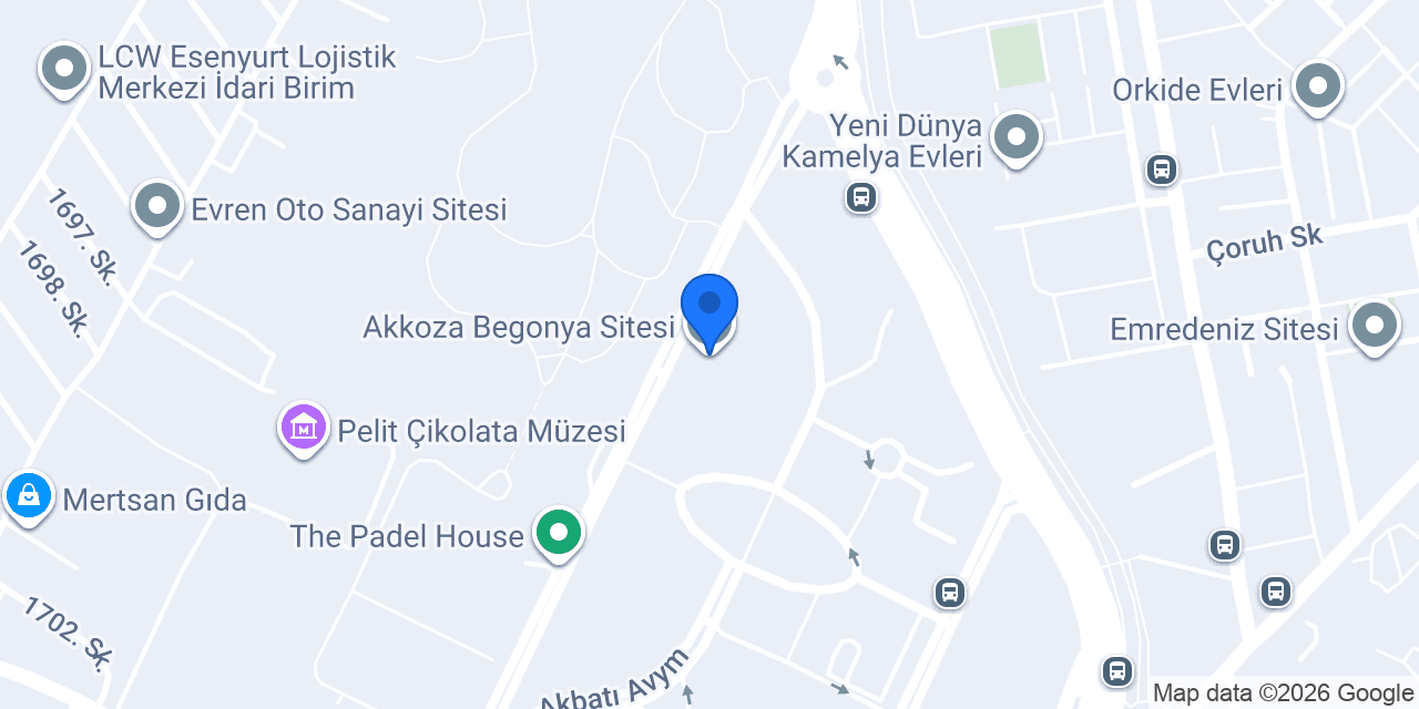 Akkoza Begonya Sitesi konumu