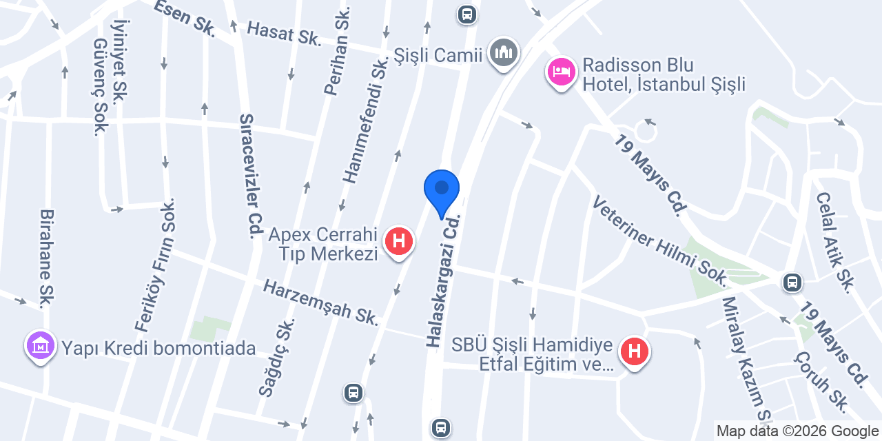İstanbul Ayak Sağlığı konumu